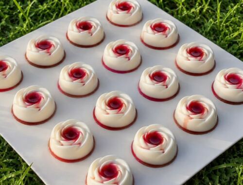 Panna cotta vanille & coulis de fruits rouges