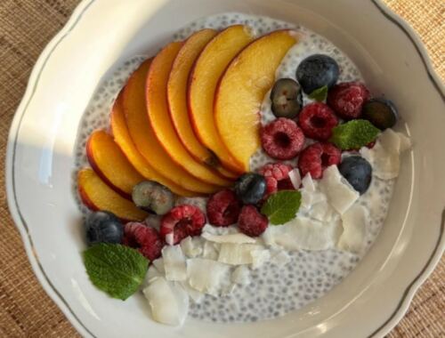 Pudding de chia à la coco
