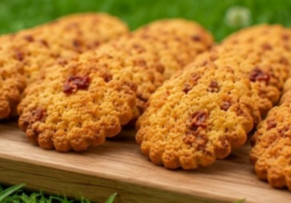 Sablés apéritifs au chorizo et comté