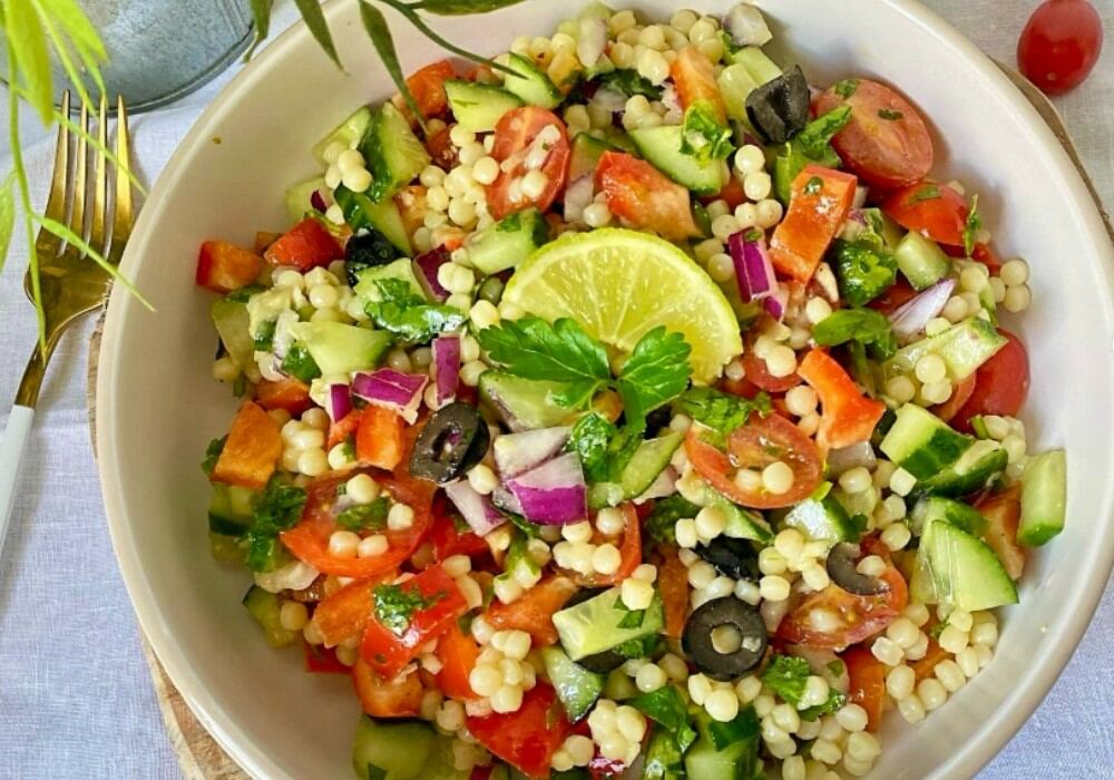 Salade de perles de blés aux légumes