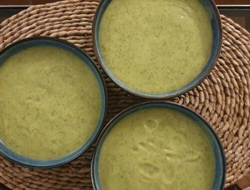 Soupe à la courgette