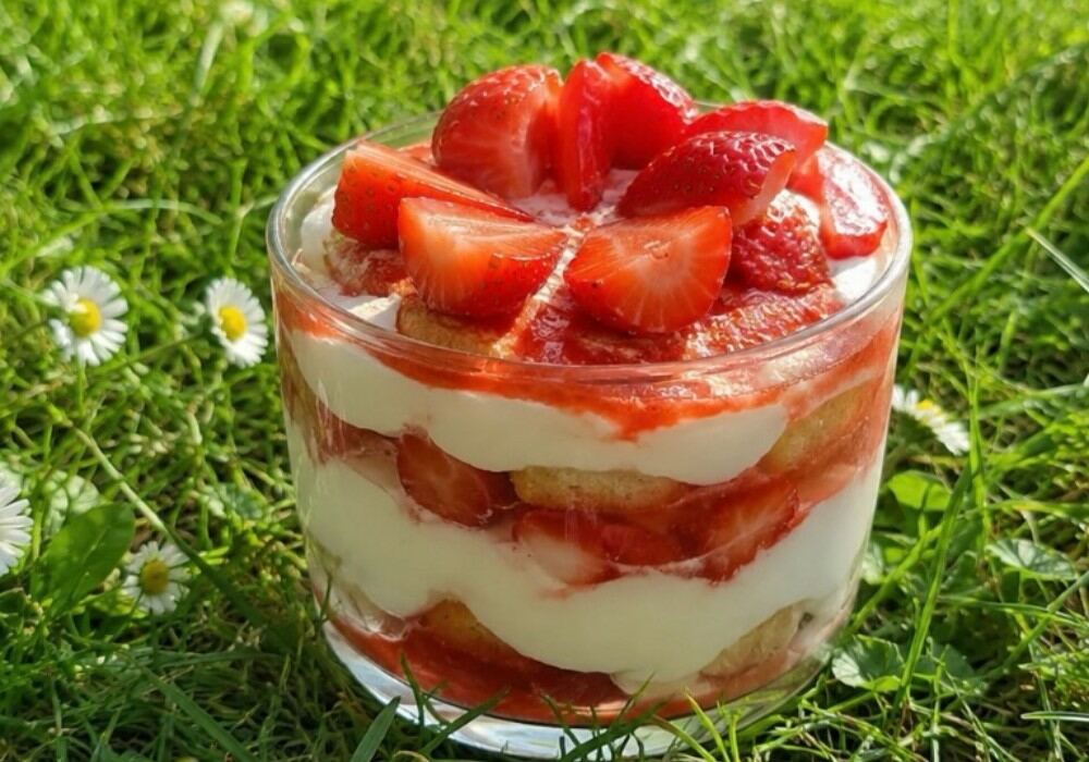 Tiramisu aux fraises